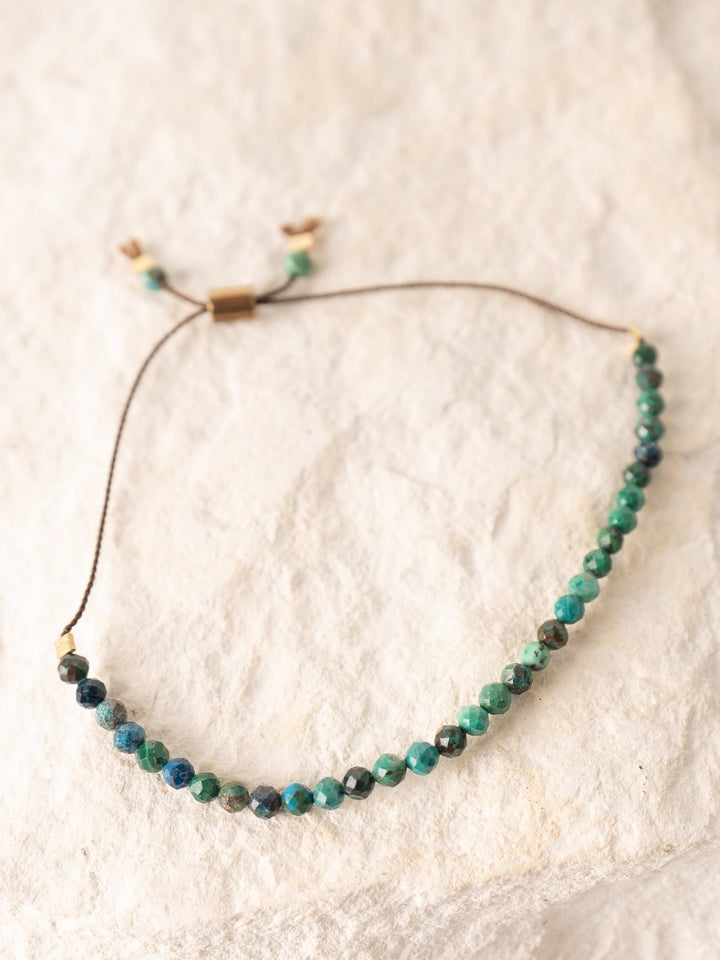 Chrysocolla Gemstone Bracelet - Heyday