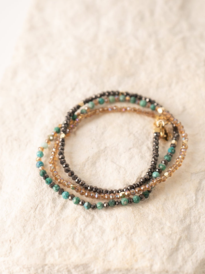 Chrysocolla Necklace and Bracelet - Heyday