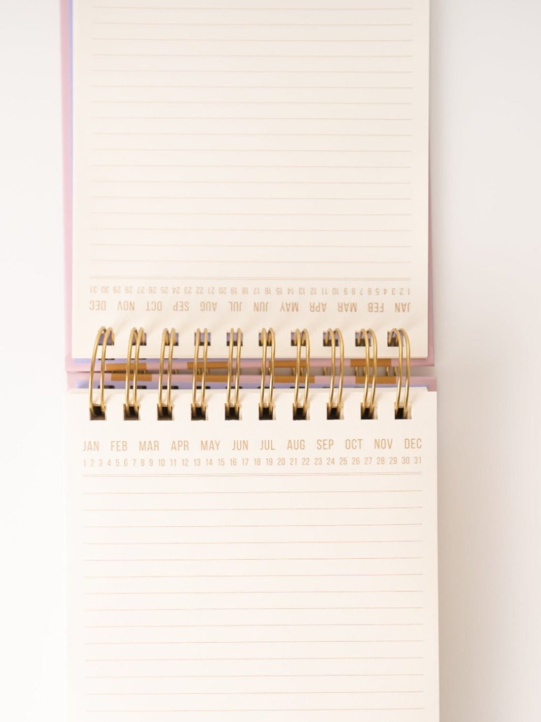 Chunky Lilac and Ochre Stripe Notepad - Heyday