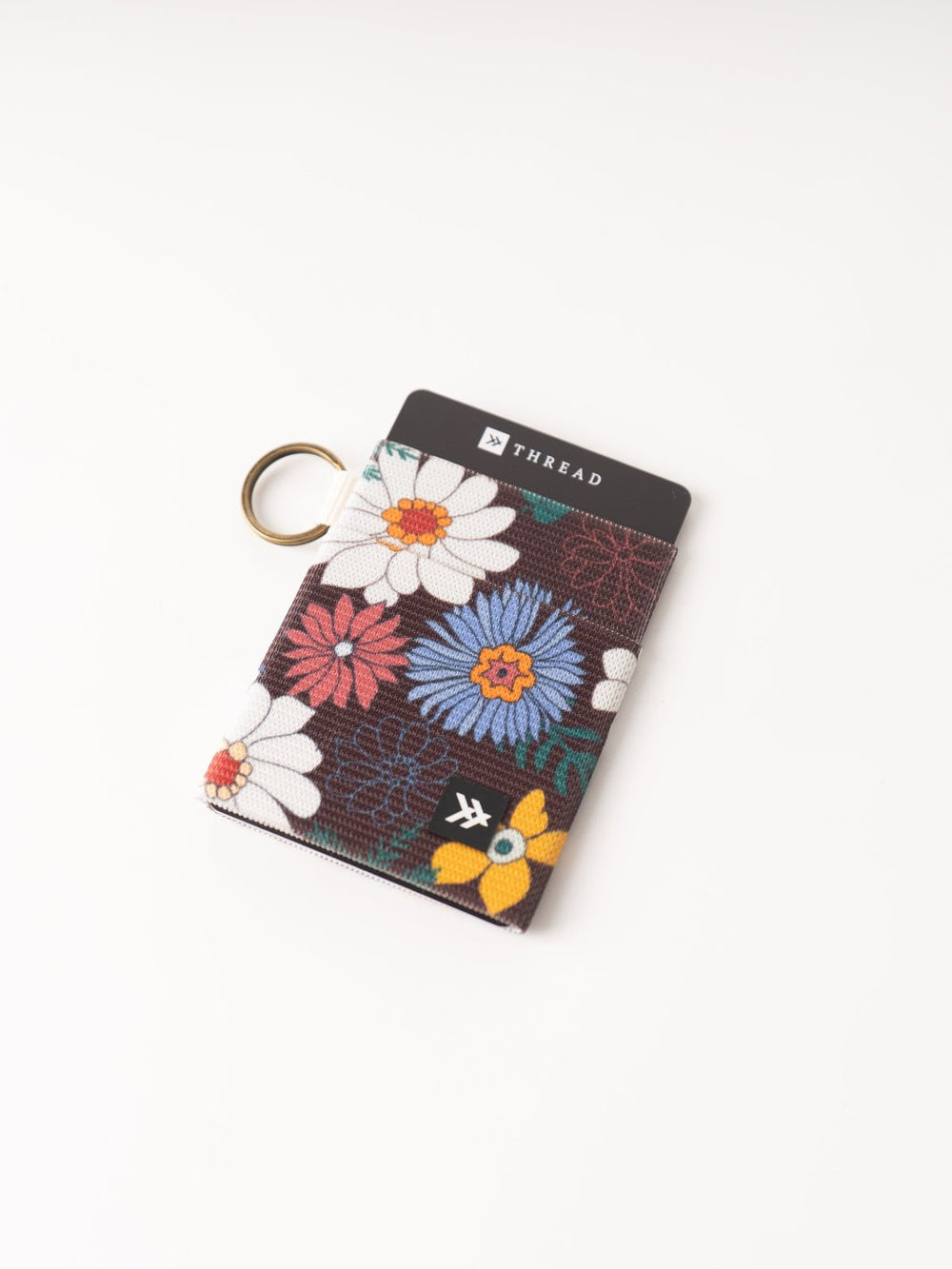 Clover Floral Elastic Card Wallet - Heyday