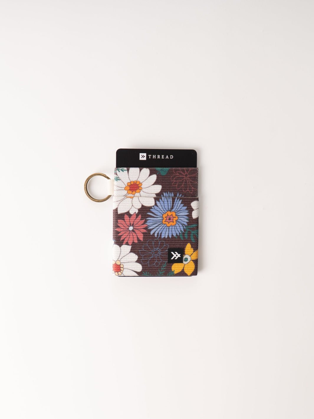 Clover Floral Elastic Card Wallet - Heyday