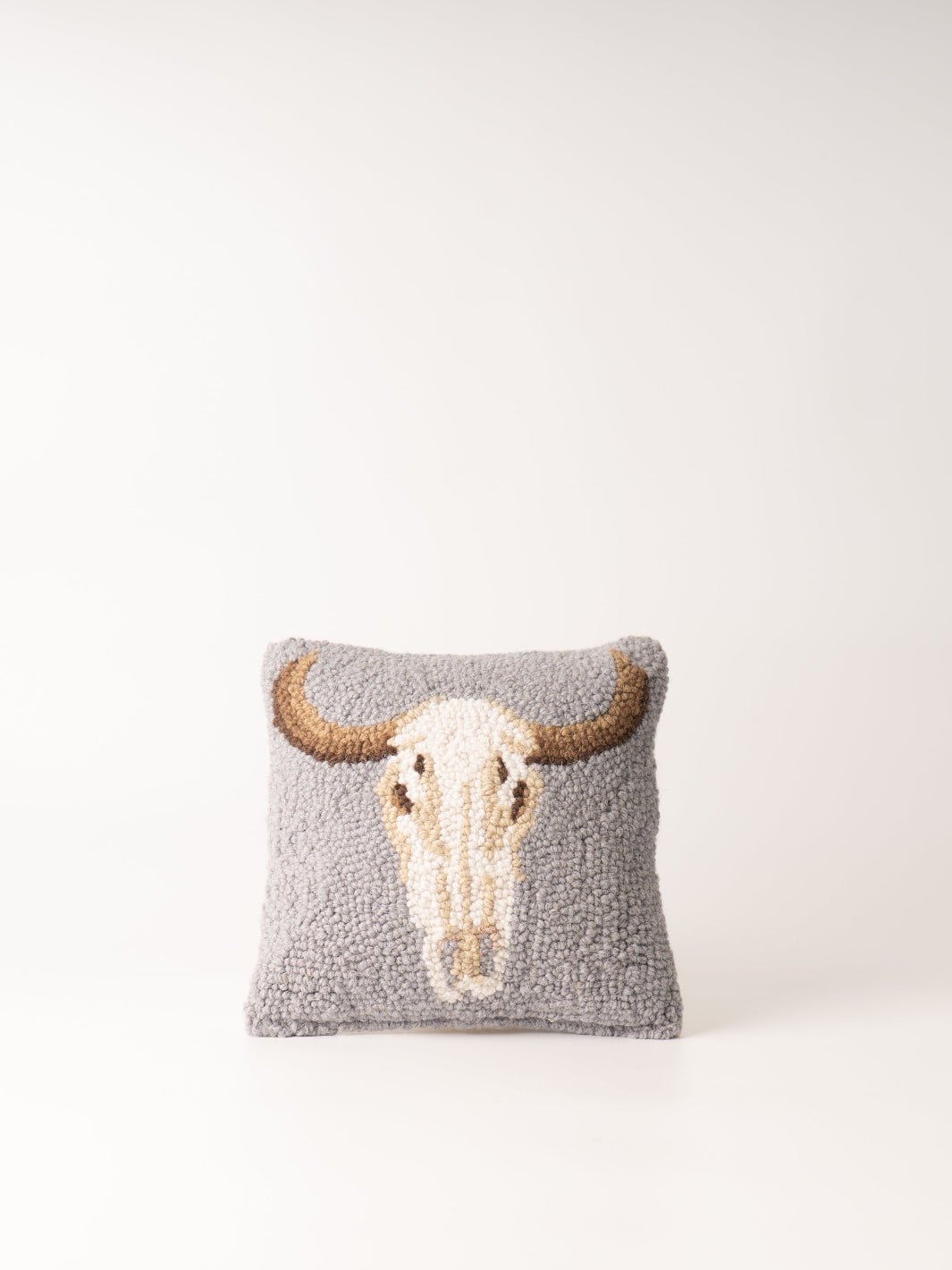 Cow Skull Hook Pillow