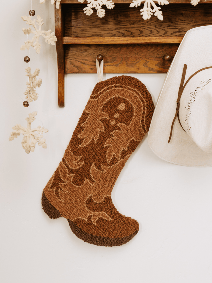 Cowboy Boot Hook Stocking - Heyday
