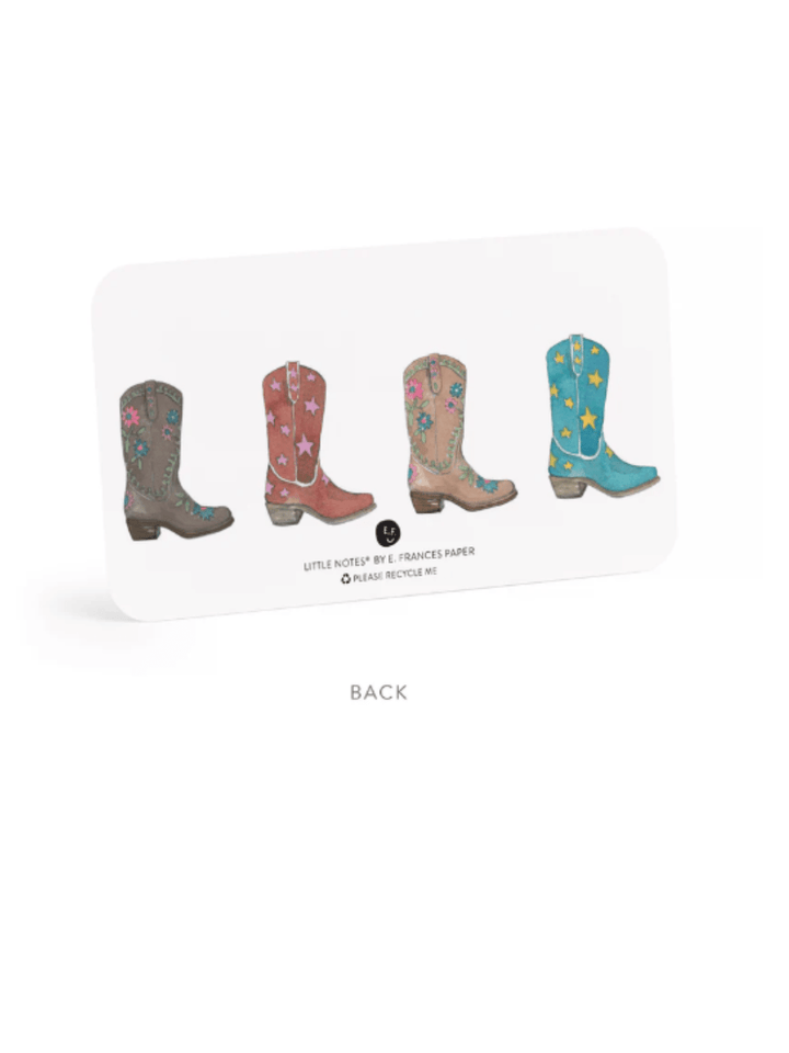 Cowboy Boot Little Notes - Heyday
