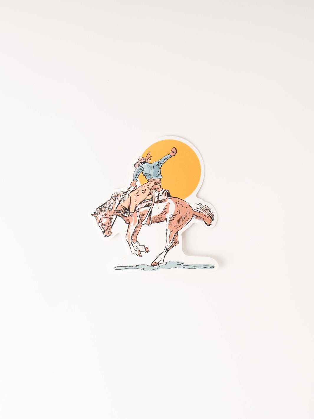 Cowboy Sun Sticker - Heyday