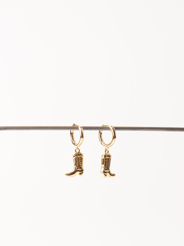 Cowgirl Boot Huggie Earrings - Heyday