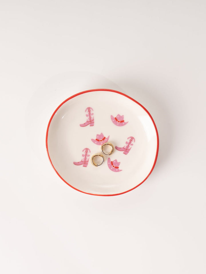 Cowgirl Boots & Hats Small Dish - Heyday