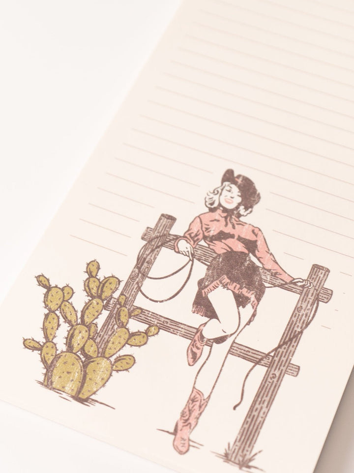 Cowgirl Notepad - Heyday