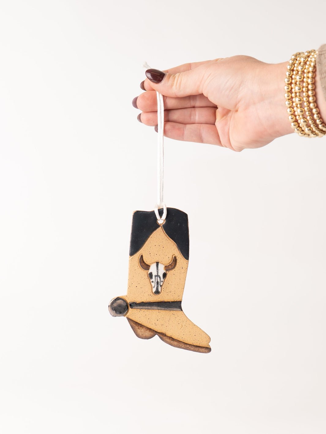 Cowskull Cowboy Boot Ornament - Heyday