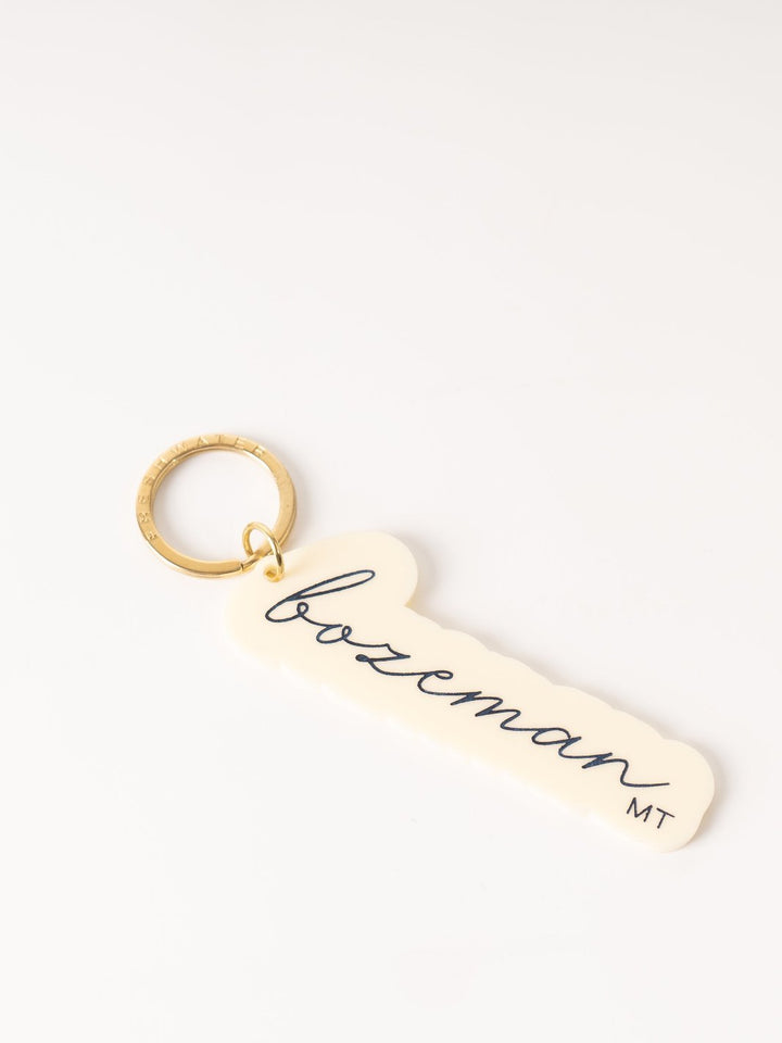 Cream Bozeman Keychain - Heyday