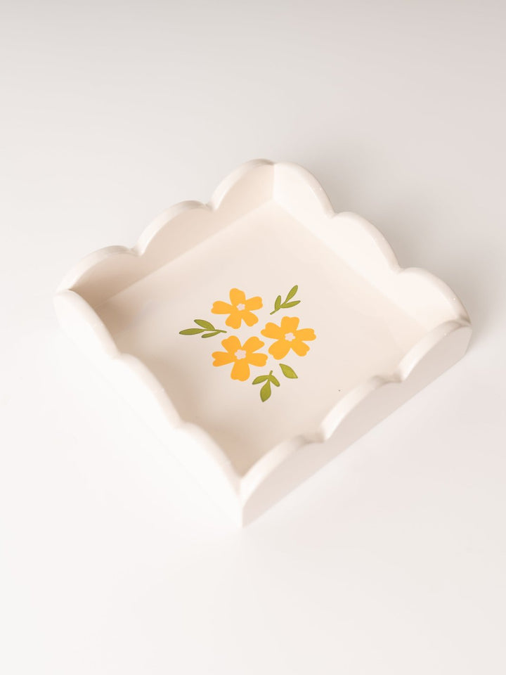 Cream Trinket Tray - Heyday