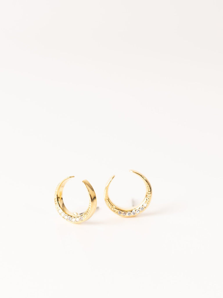 Padgett Hoke Crescent Horn Earrings - Heyday Bozeman