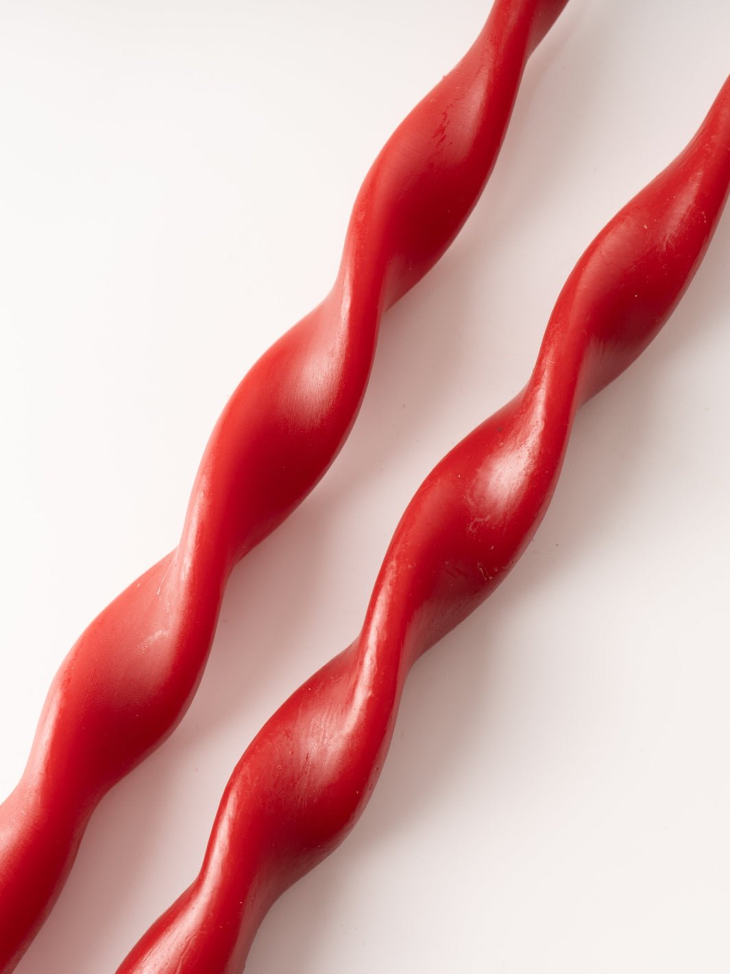 Crimson Twist Taper Candles - Heyday