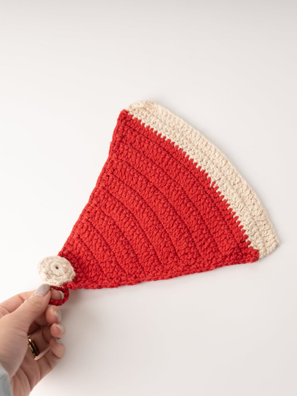 Crocheted Santa Hat Pot Holder - Heyday