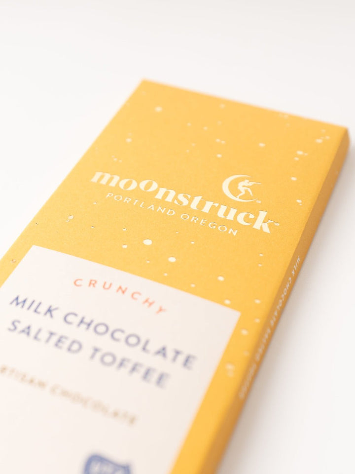 Crunchy Milk Salted Toffee Chocolate Bar - Heyday