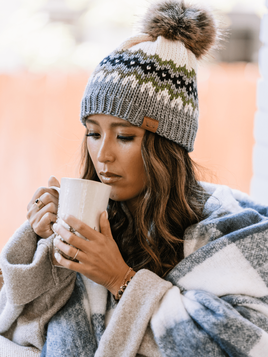 Dahlia Pom Hat - Heyday