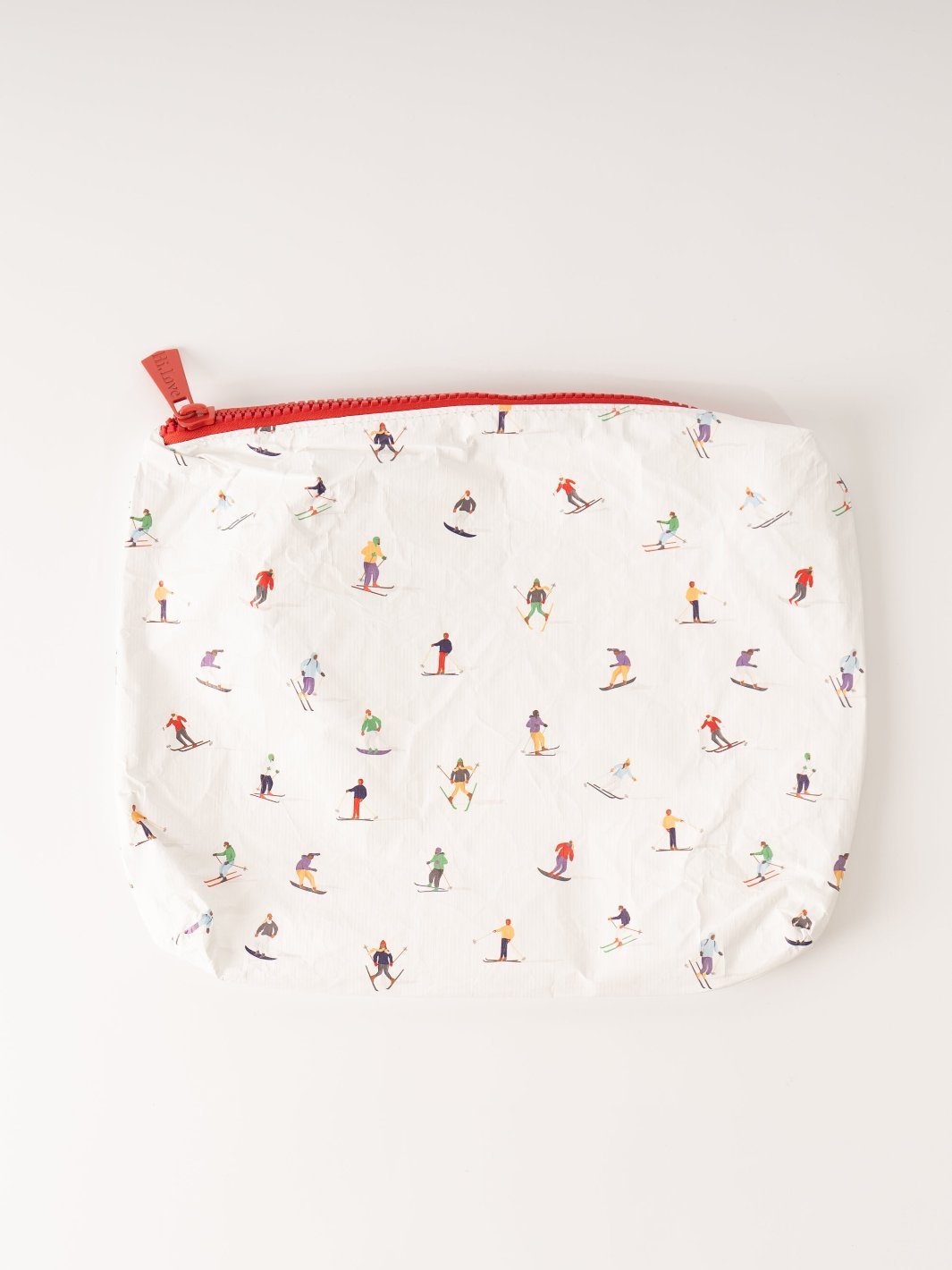 Dancing Skier Large Zipper Pouch - Heyday