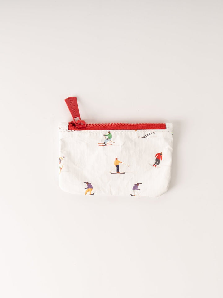 Dancing Skier Mini Zipper Pouch - Heyday