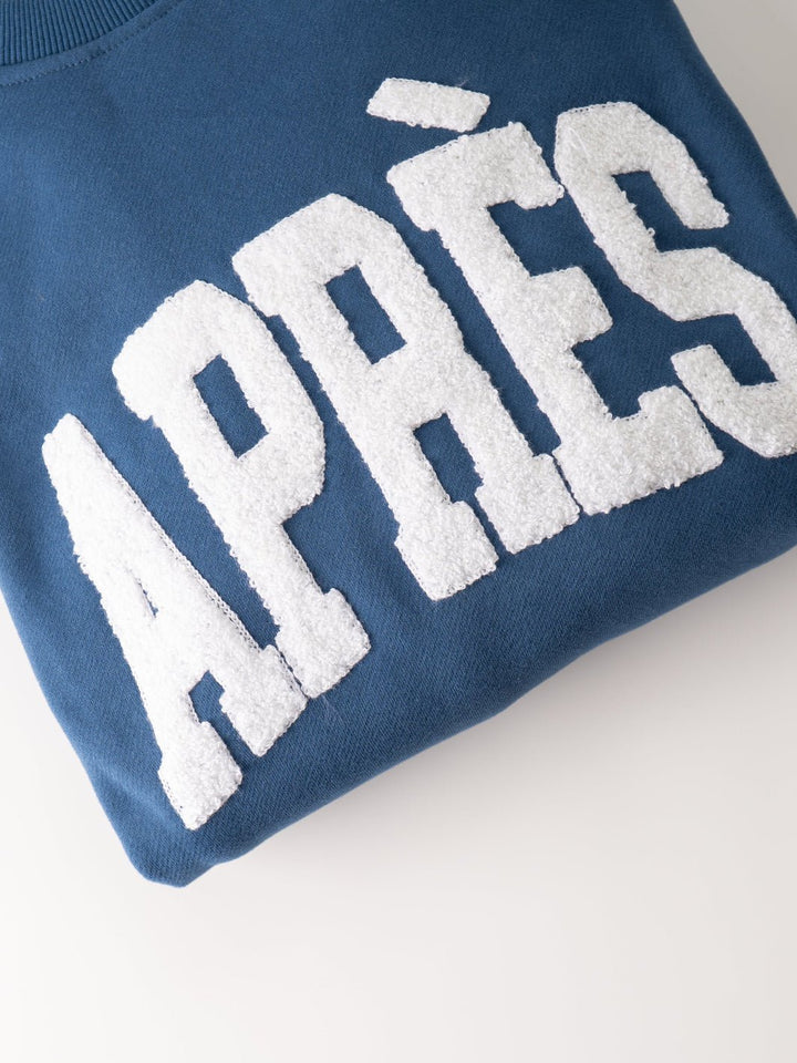 Dark Blue Après Ski Sweatshirt - Heyday