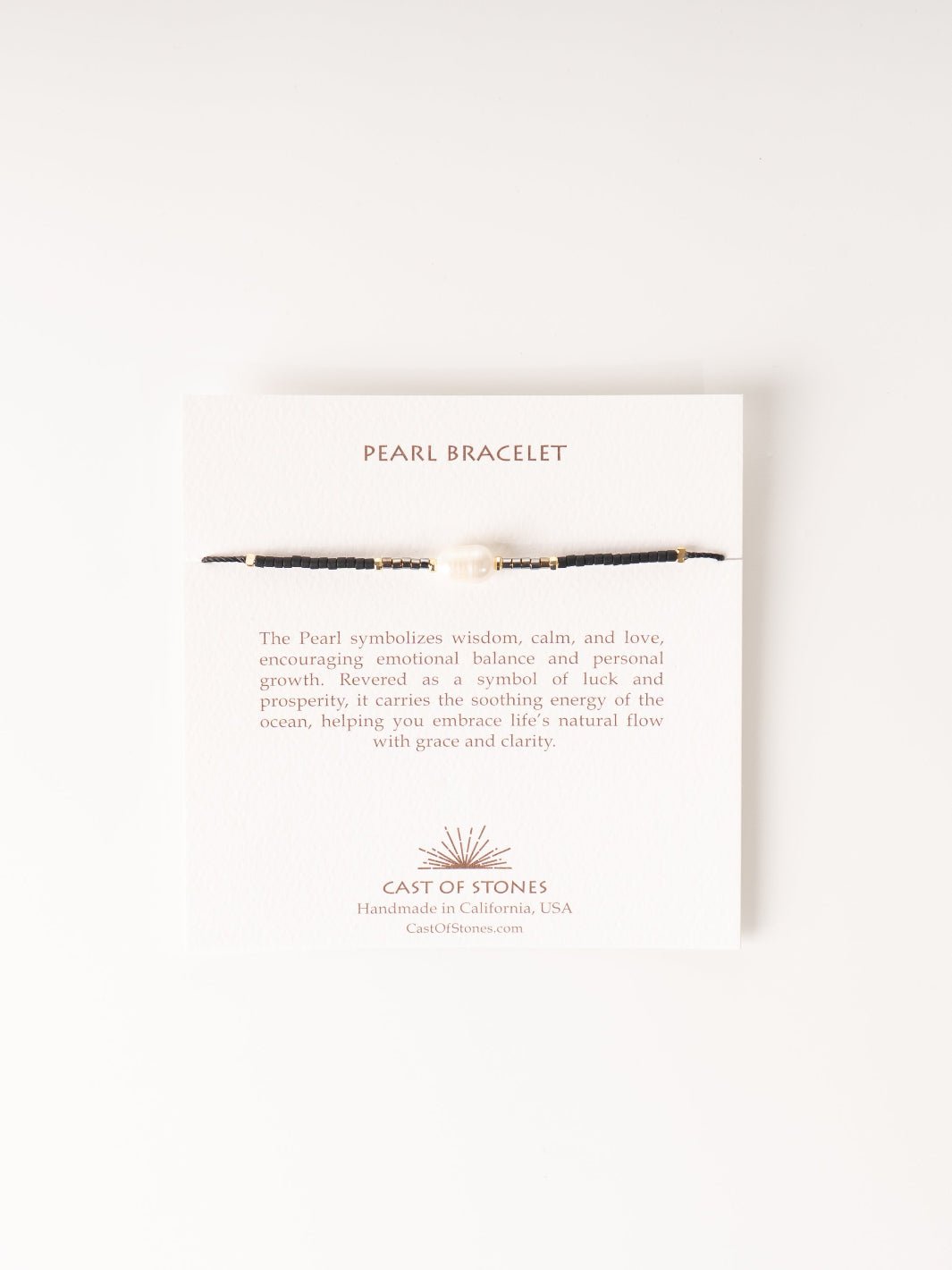 Dark Neutral Pearl Bracelet - Heyday