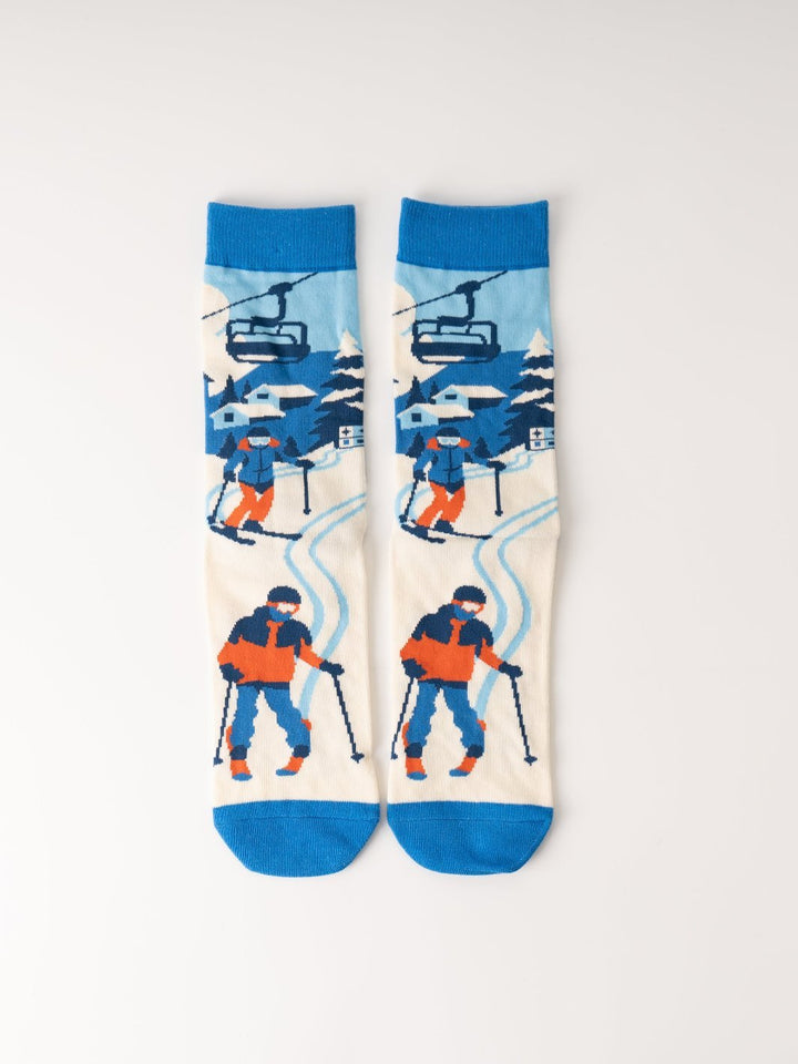 Don't Worry Ski Happy Socks - Heyday