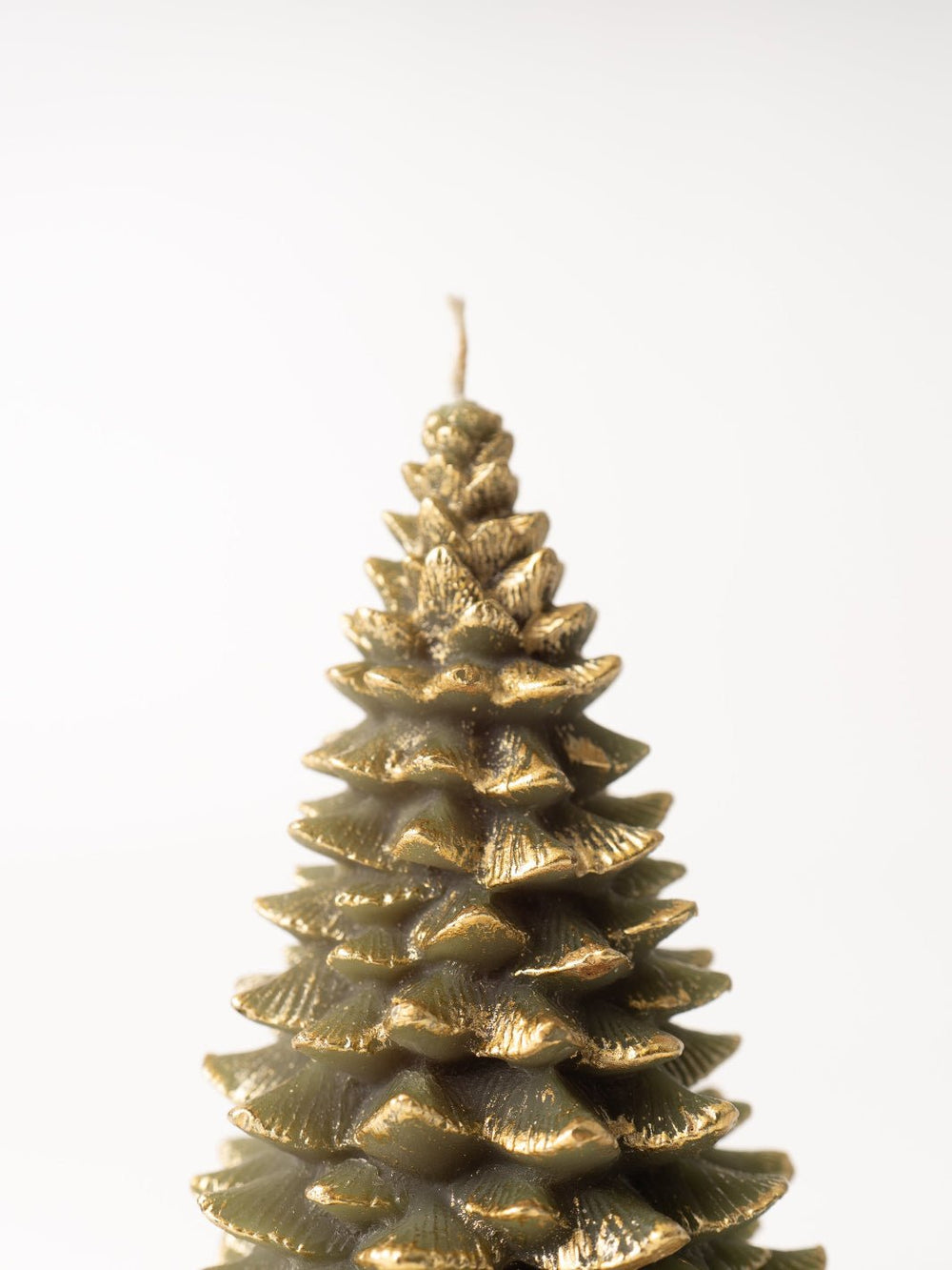 Evergreen Tree Candle with Gold Tips - Heyday