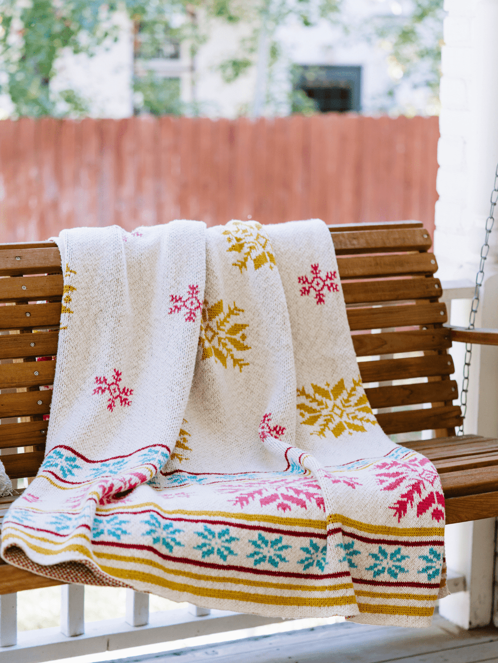 Fairisle Snowflake Throw - Heyday