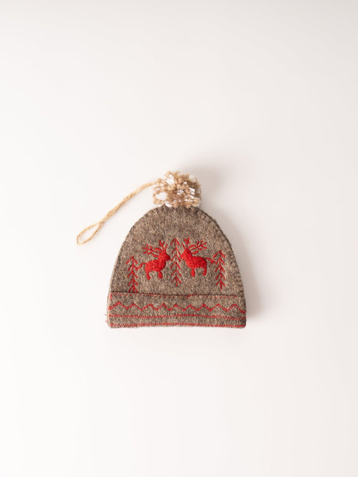 Felt Hat with Pom Pom Ornament - Heyday