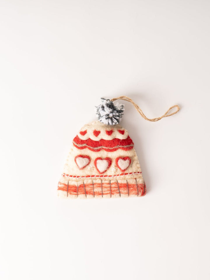 Felt Hat with Pom Pom Ornament - Heyday