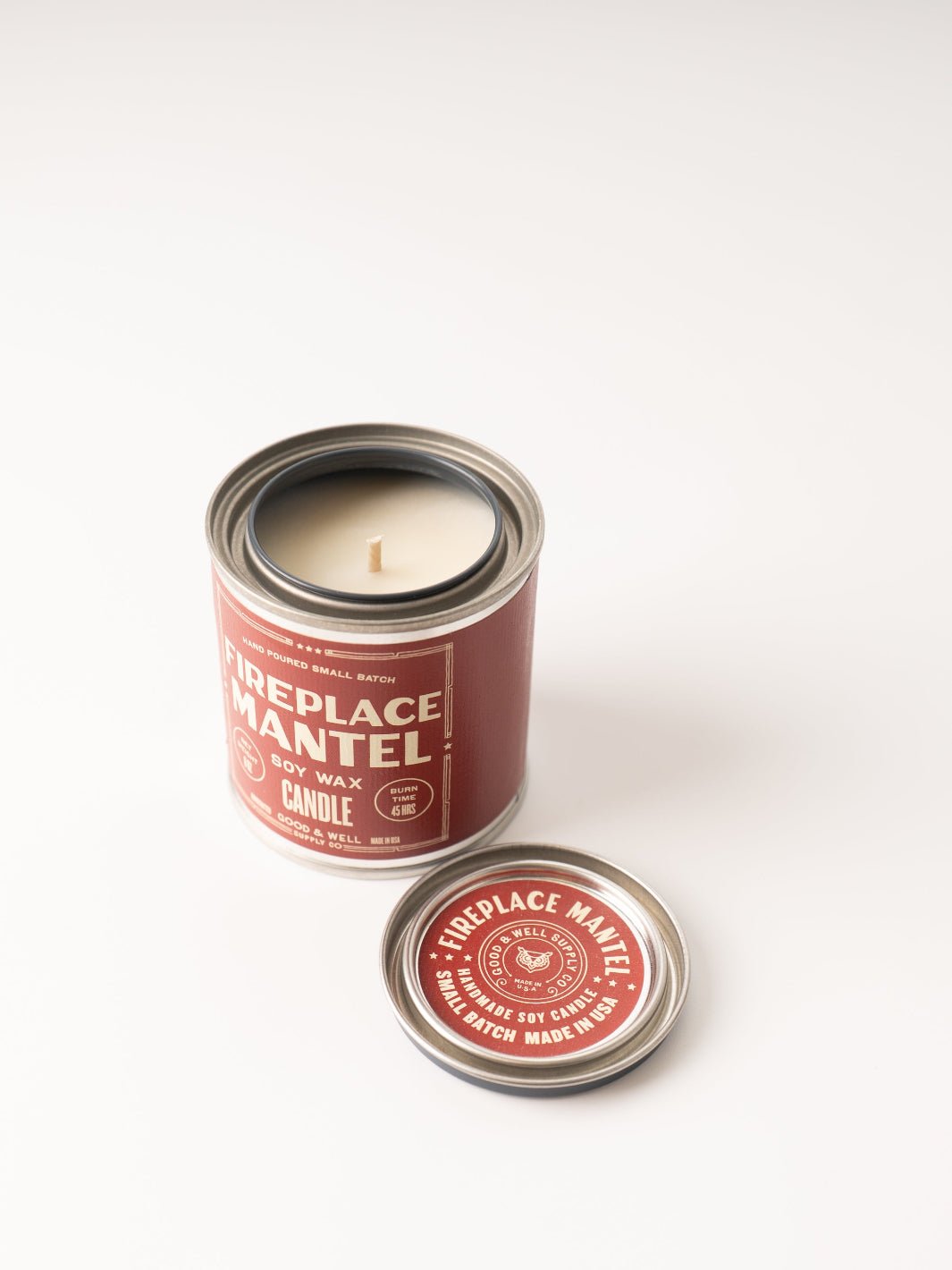 Fireplace Mantel Soy Wax Candle - Heyday