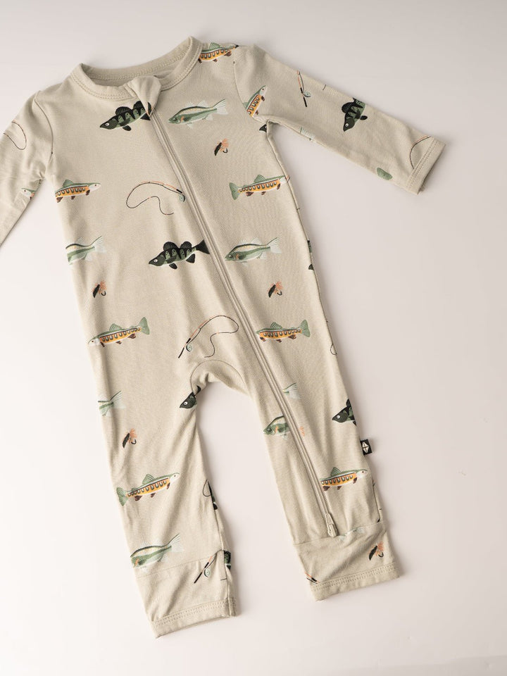 Fishing Zippered Romper - Heyday
