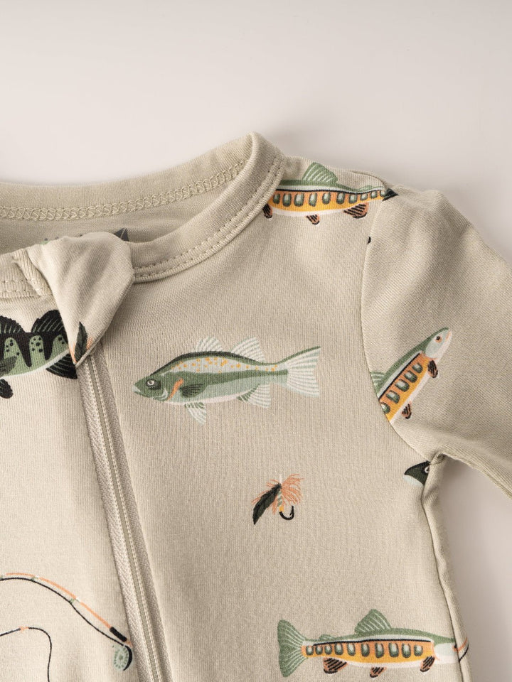 Fishing Zippered Romper - Heyday
