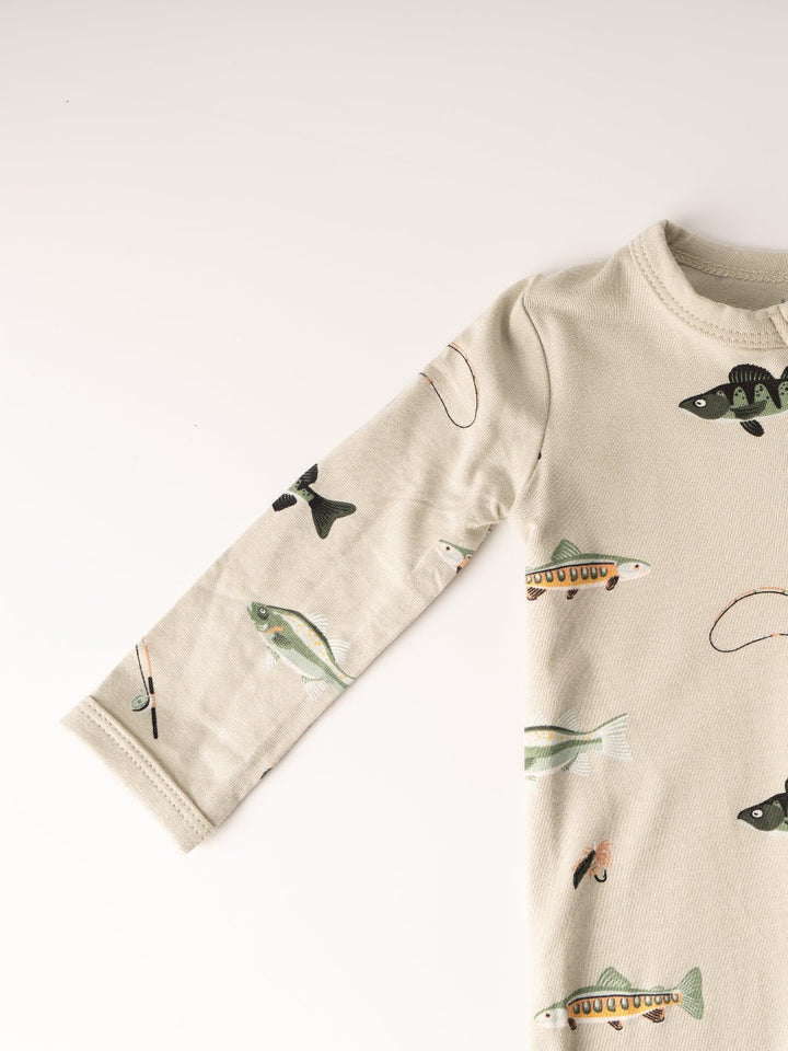 Fishing Zippered Romper - Heyday