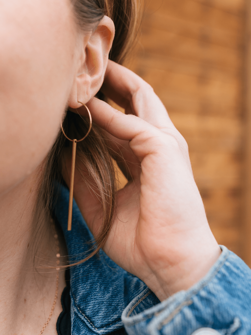 Flux Hoop + Bar Earrings - Heyday