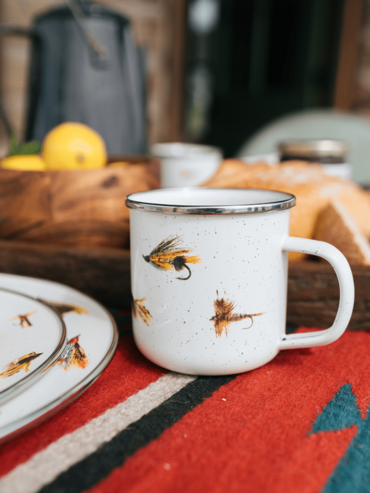 Fly Fishing Enamelware Mug - Heyday