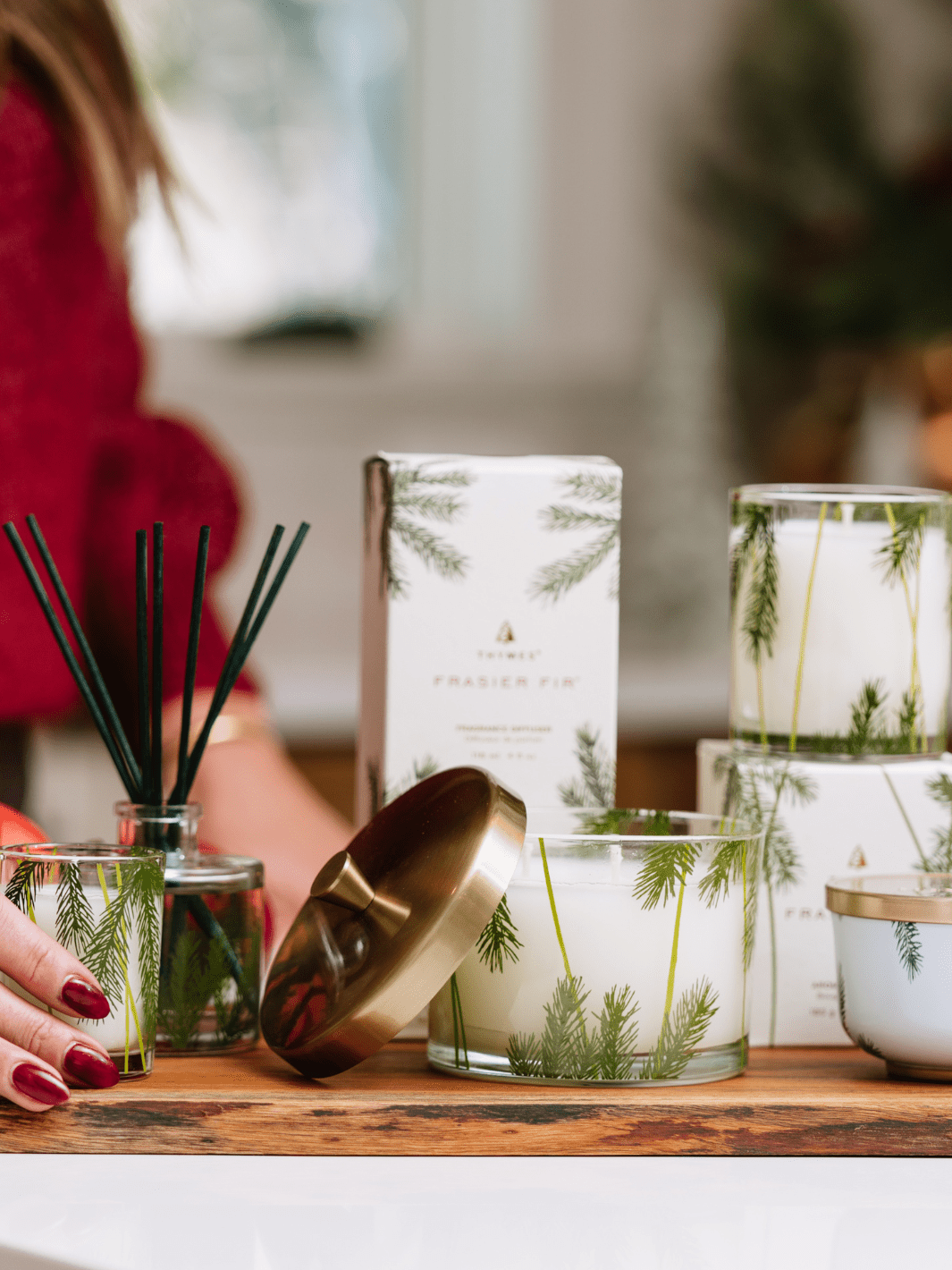 Frasier Fir Large Glass Candle - Heyday