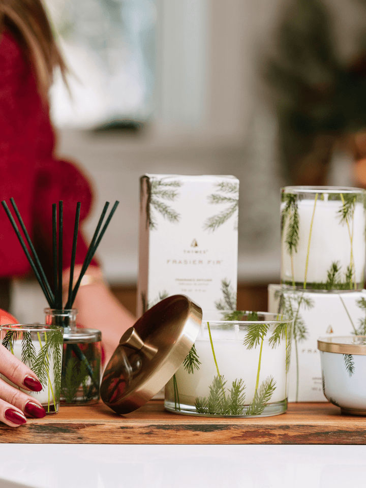Frasier Fir Large Glass Candle - Heyday