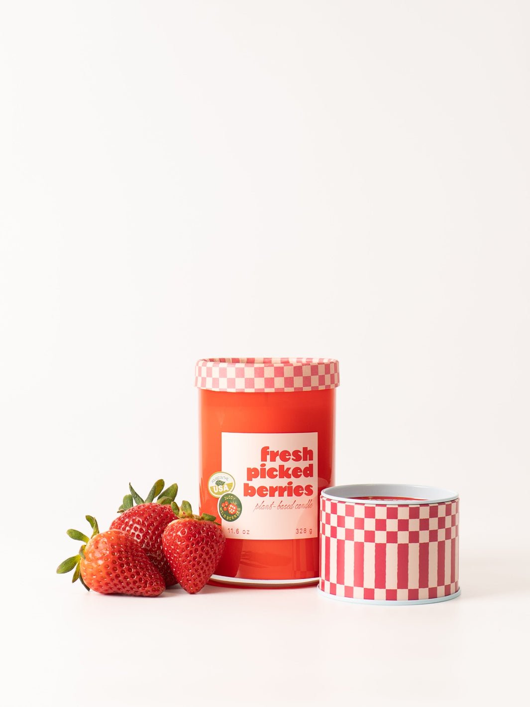 Fresh Picked Berries Glass Candle - Heyday