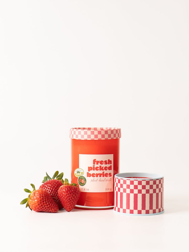 Fresh Picked Berries Tin Candle - Heyday