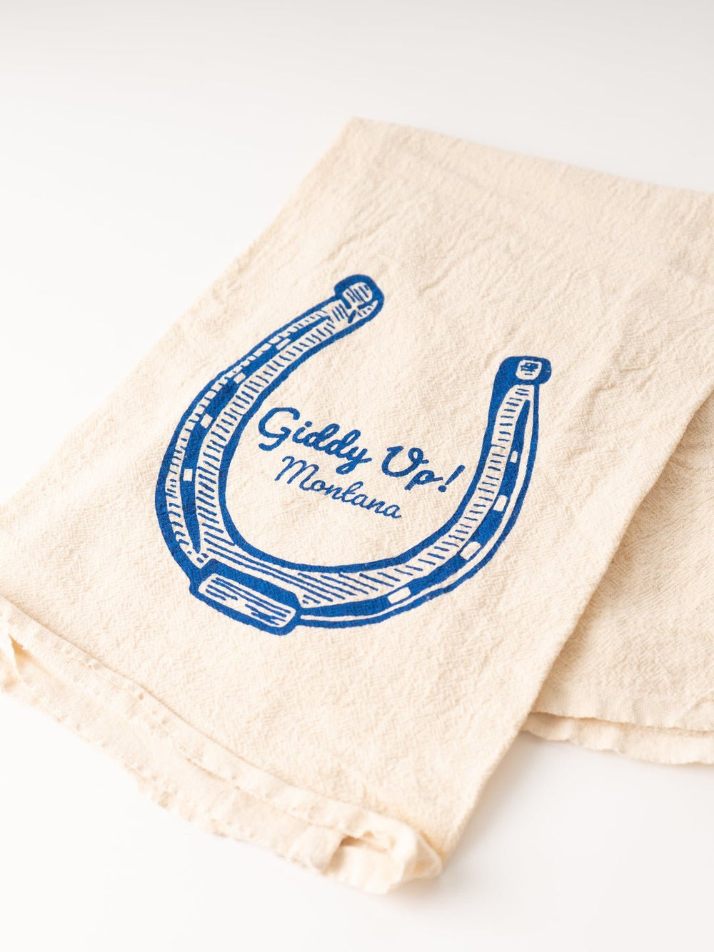 Giddy Up Horseshoe Dishtowel - Heyday