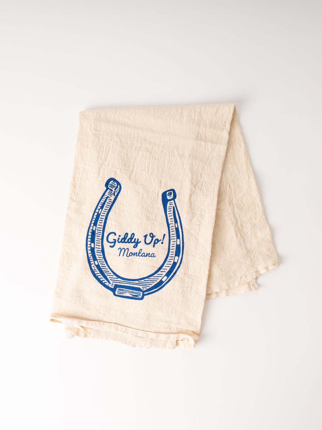 Giddy Up Horseshoe Dishtowel - Heyday