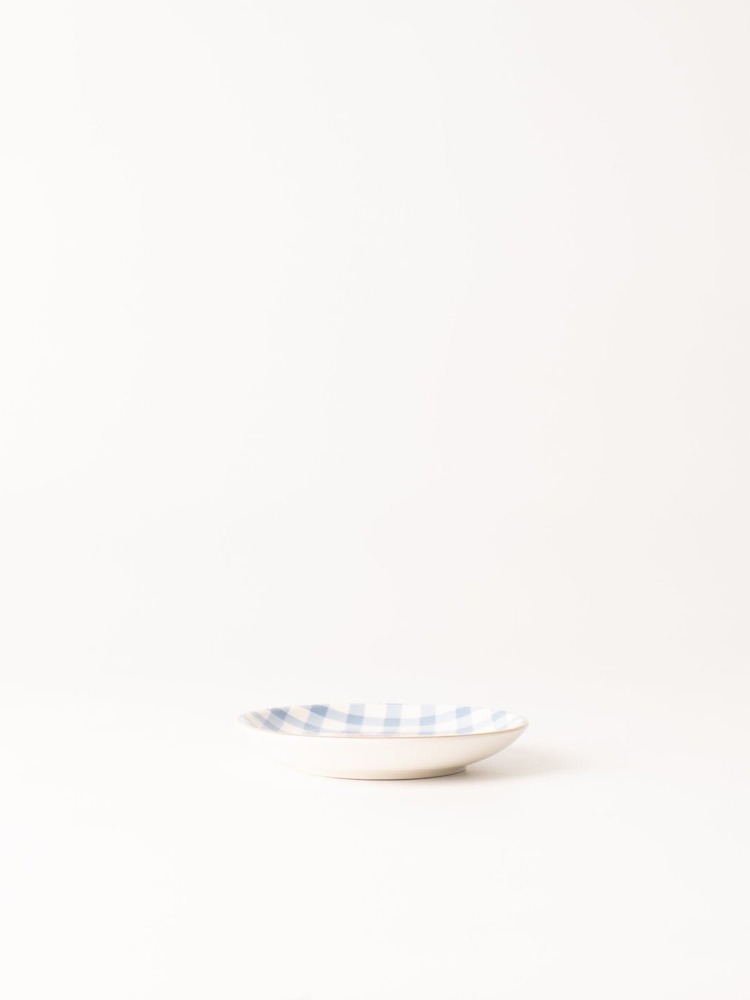 Gingham Cherry Round Trinket Tray - Heyday