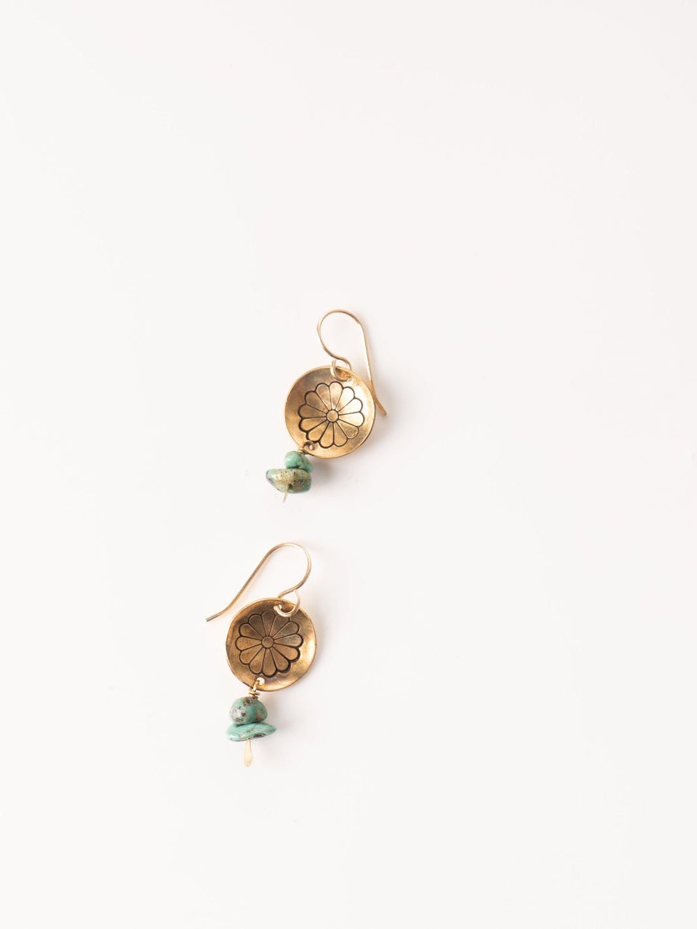 Gold and Turquoise Little Dream Earrings - Heyday