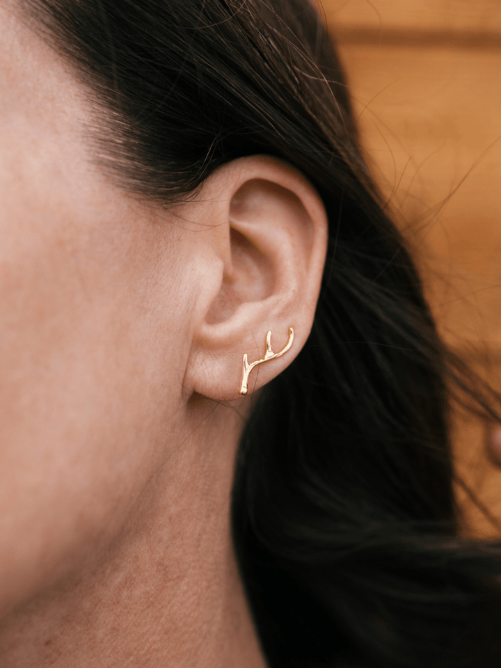 Gold Antler Ear Climbers - Heyday