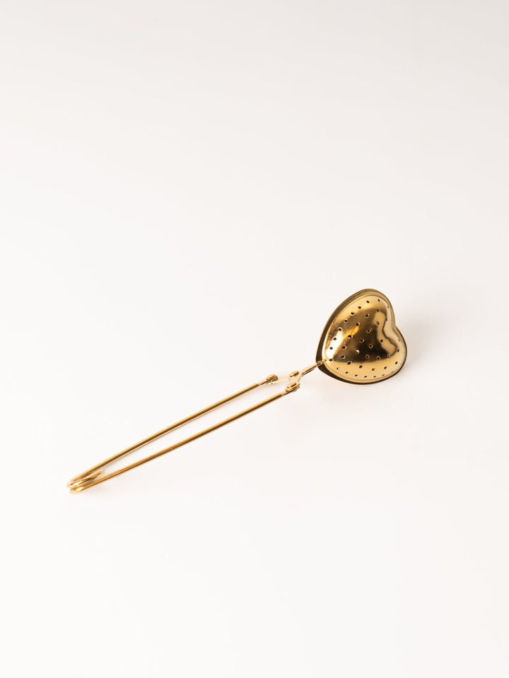 Gold Heart Tea Strainer - Heyday