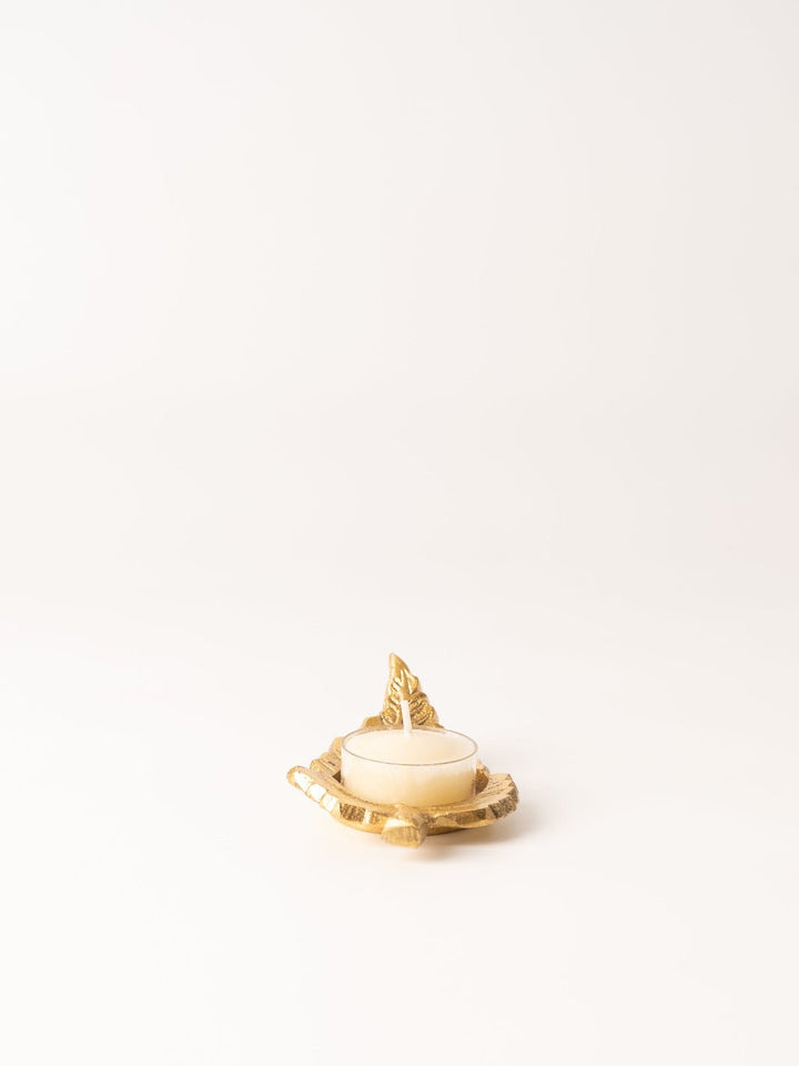 Gold Leaf Tealight Holder - Heyday