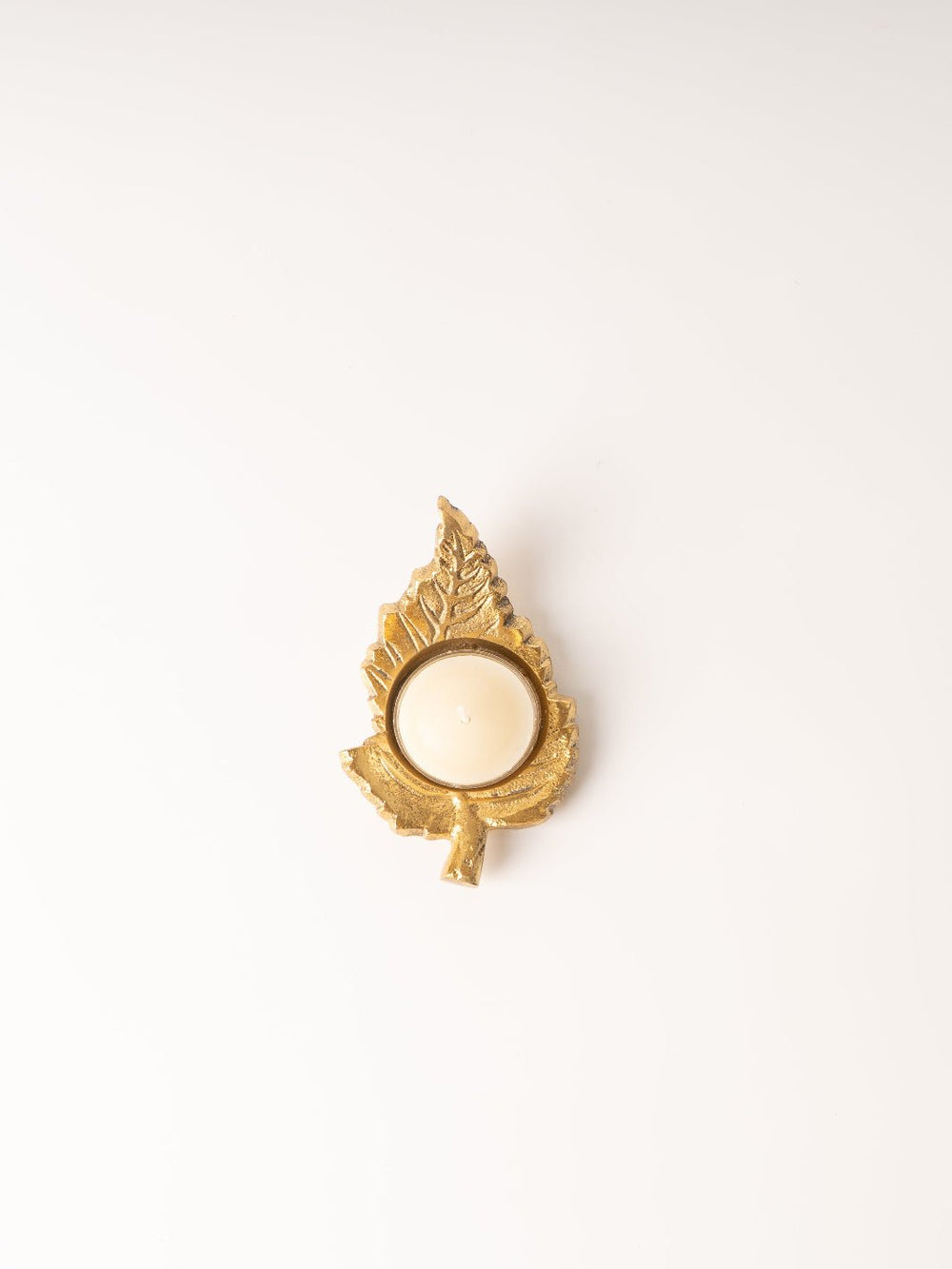 Gold Leaf Tealight Holder - Heyday