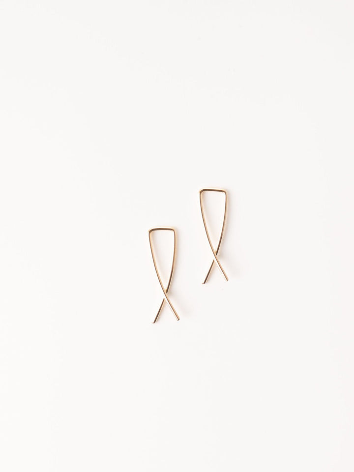 Gold Mini Pescado Earrings - Heyday