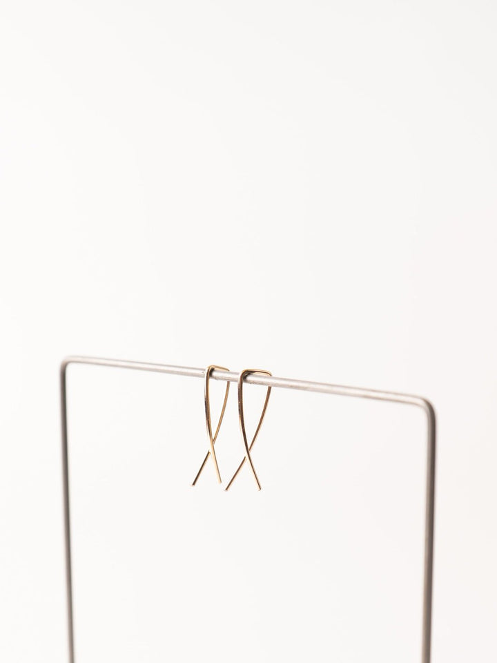 Gold Mini Pescado Earrings - Heyday