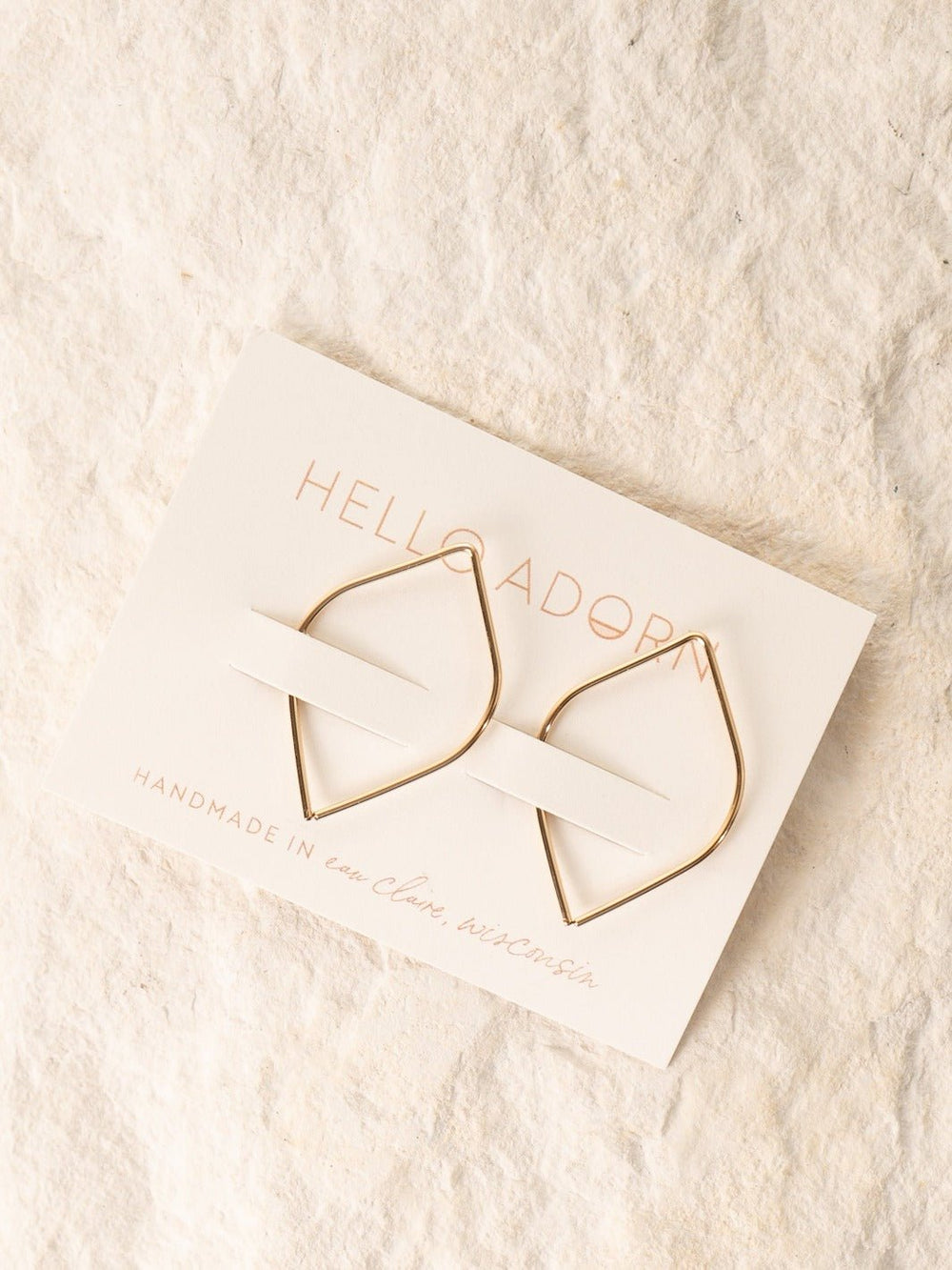 Gold Mini Petal Earrings - Heyday